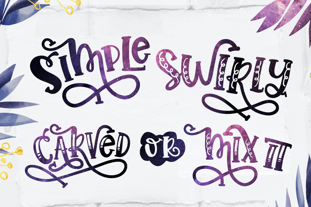 Sorinka Fun Font and extras preview 4