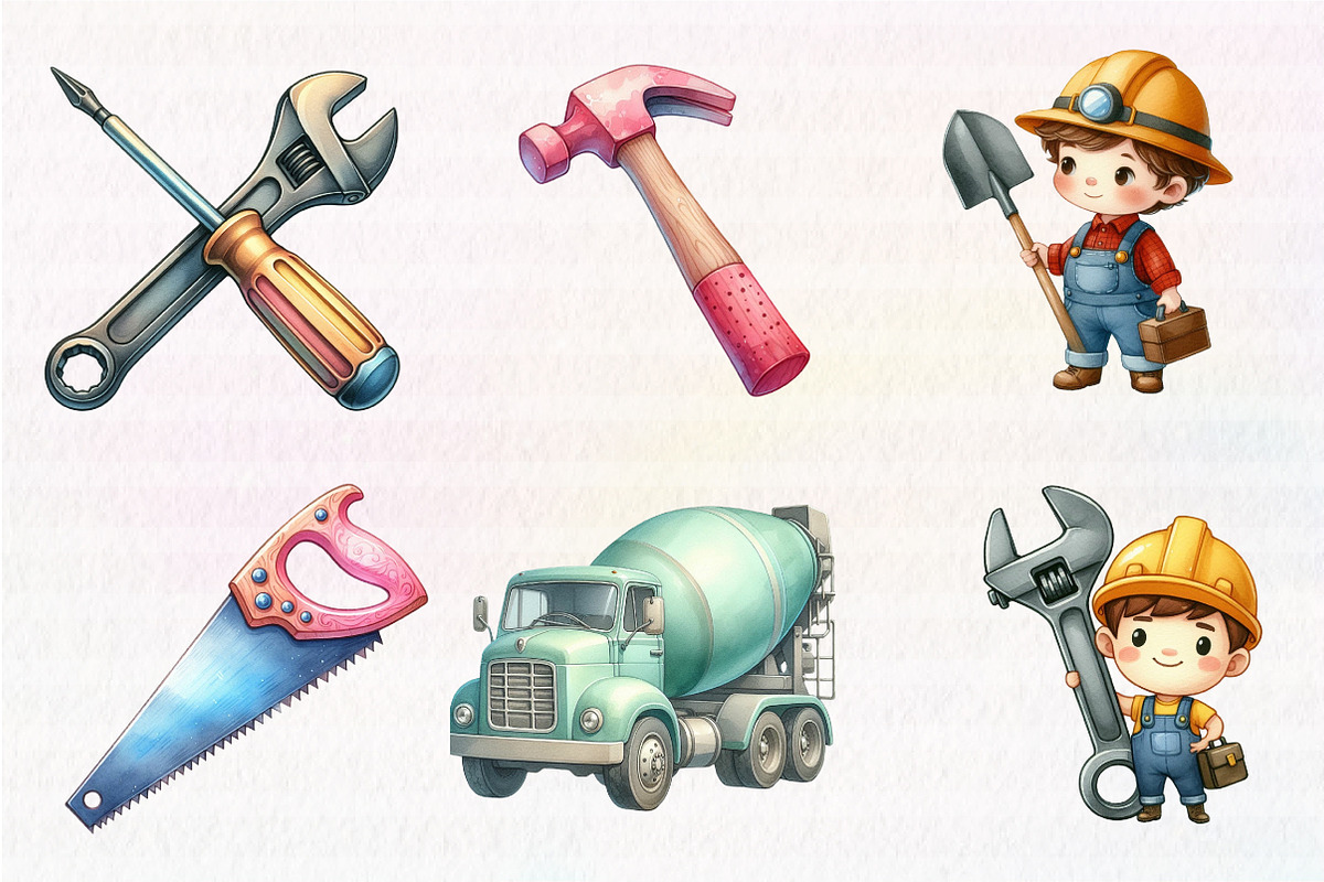 Labor Day Clipart, an Illustration by CreationArt (Photo 3 of 5)