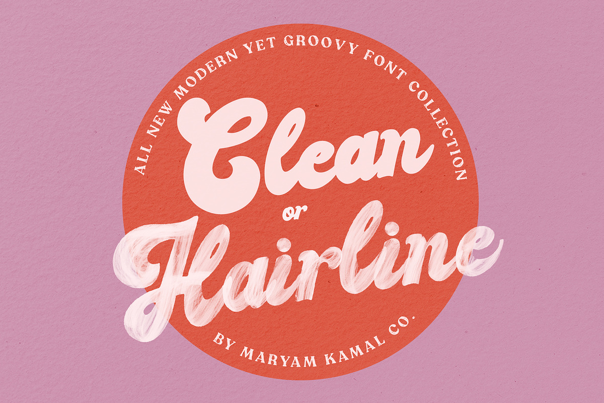 Vintage Dreams Modern Groovy Font, a Script Font by ReveryWorks (Photo 2 of 10)
