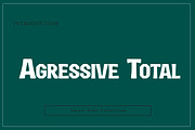 Agressive Total, a Slab Serif Font by Wow Magic (Thumbnail 1 of 3)