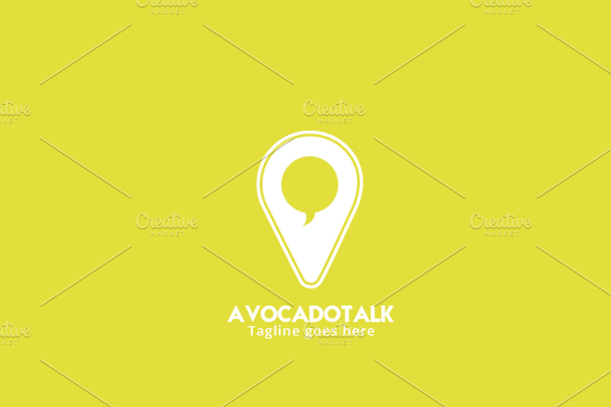 Avocado Talk, a Branding & Logo Template by da_only_aan (Photo 2 of 2)