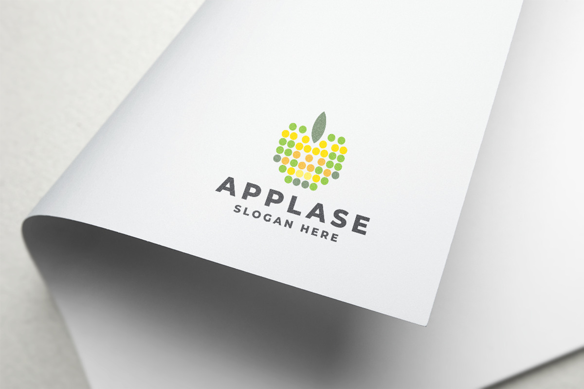 Colorful Pixel Dot Apple Logo, a Branding & Logo Template by Design_Planet (Photo 2 of 3)