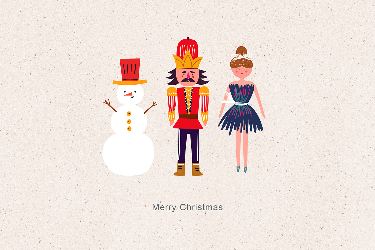 Cristmas holiday set, a Seasonal Illustration by MoleskoStudio (Photo 2 of 18)