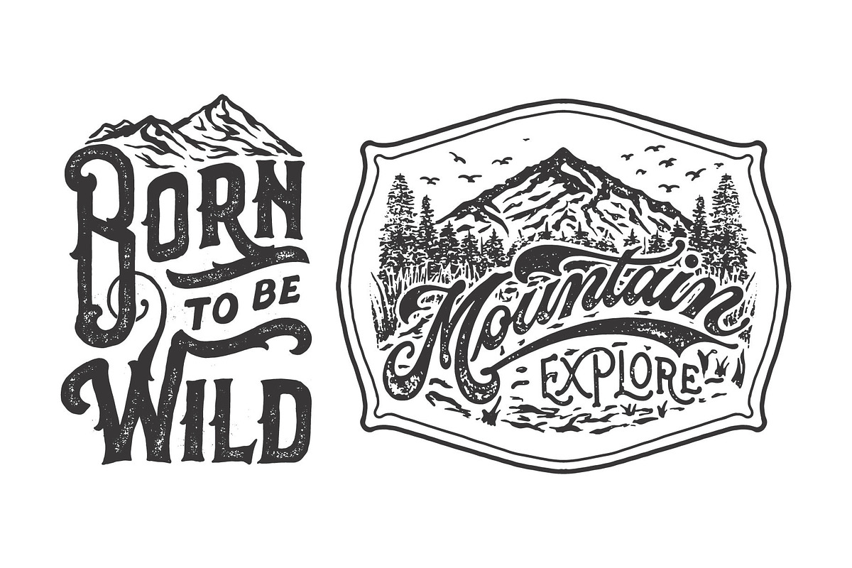 Outdoor Graphic / badge, an Object Illustration by Wak Jay Creative Studio (Photo 13 of 14)