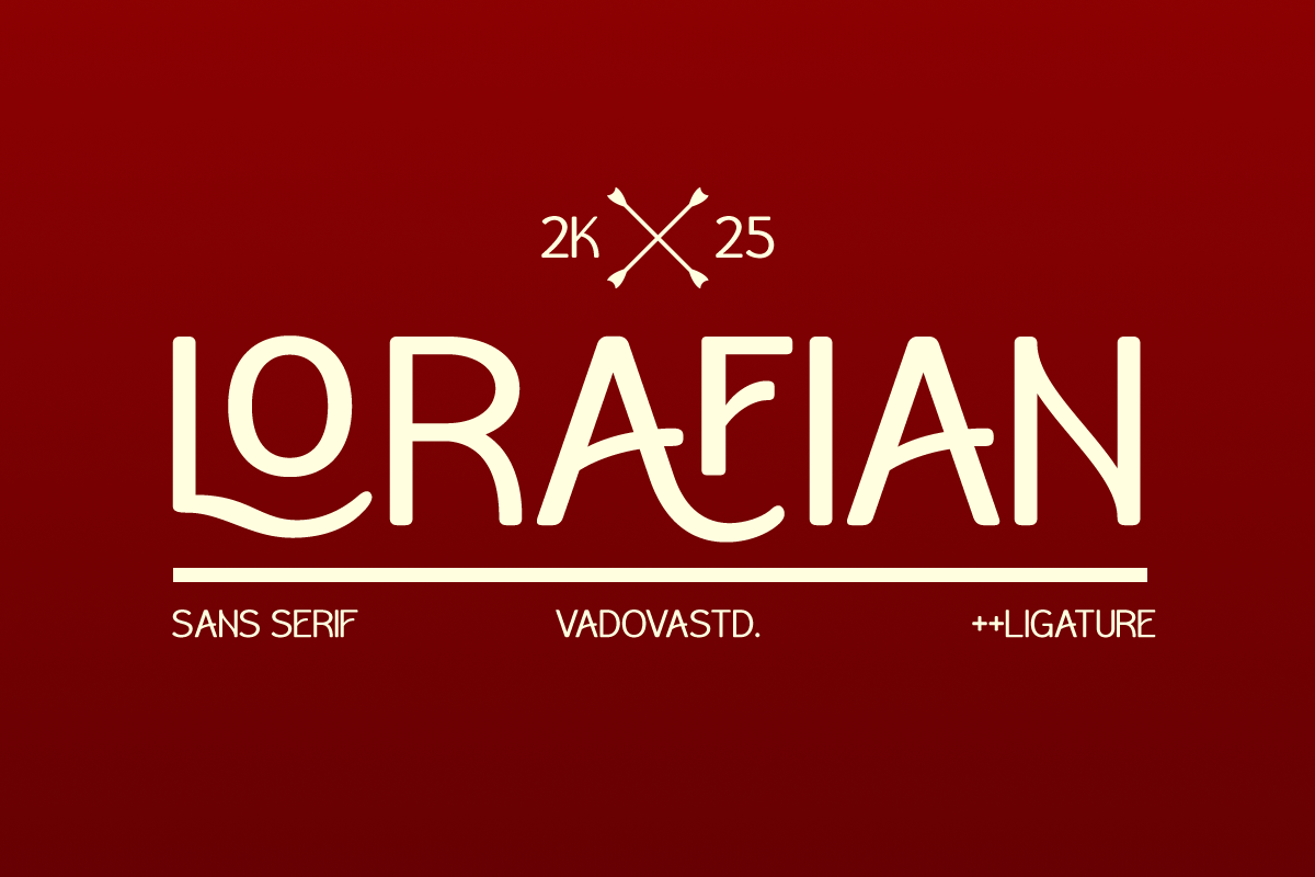 Lorafian – Playful Sans Serif, a Sans Serif Font by Vadovastd (Photo 9 of 9)