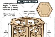 Christmas Tea Light Holder Bundle, a Graphic by AtacanDigital (Thumbnail 2 of 7)