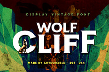 Wolfcliff - Display Vintage Font