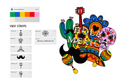 Cinco De Mayo – Procreate Stamp Set, a Brush Add-On by ArtPavo (Thumbnail 4 of 7)
