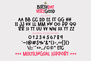 Birthday Verygood - Ligature Font, a Sans Serif Font by Airotype (Thumbnail 10 of 12)