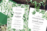 Eucalyptus Greens Wedding Suite, an Invitation Template by HannaSymo (Thumbnail 11 of 14)
