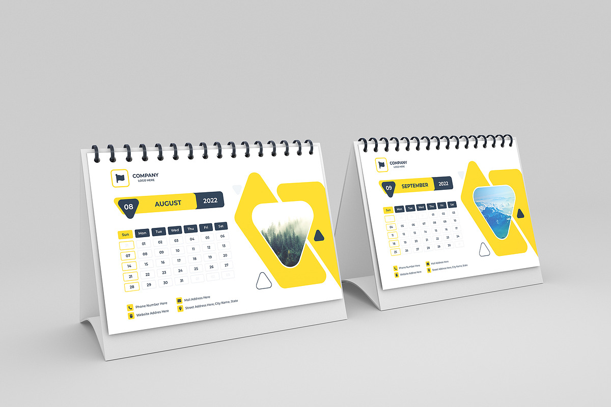 Desk Calendar 2022, a Stationery Template by mijli (Photo 6 of 10)