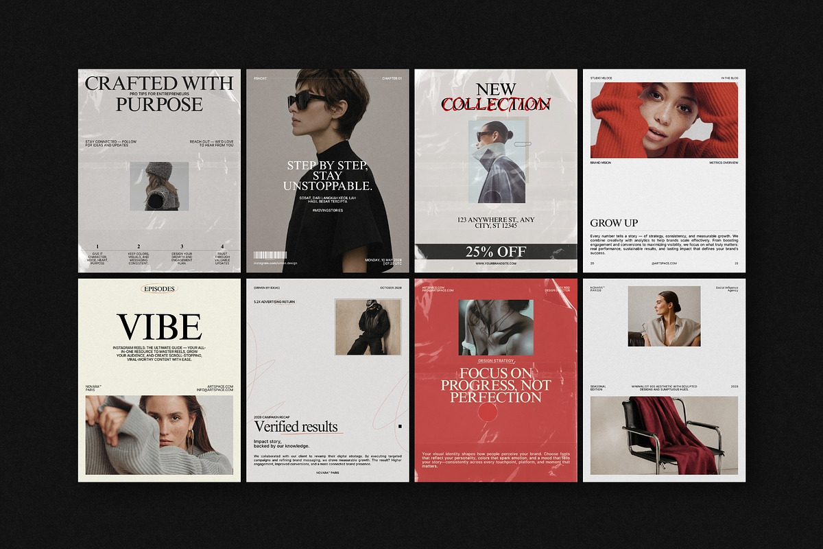 ZUNO | Instagram Post Bundle, a Social Media Template by The Aesthetic Studio (Photo 10 of 10)