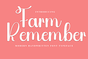 Farm Remember, a Handwritten Font by FreshTypeINK (Thumbnail 1 of 8)