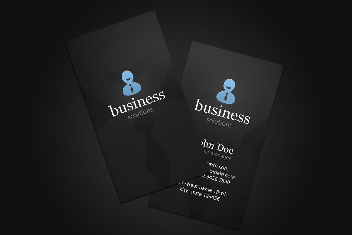 Business Solutions Business Card, a Business Card Template by Rafael Oliveira (Photo 4 of 4)