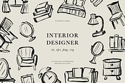 FURNITURE & HOME DECOR illustrations, an Object Illustration by Crocus Paperi (Thumbnail 1 of 5)