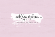 Cottage Charm Calligraphy Font, a Script Font by Beck McCormick (Thumbnail 1 of 10)
