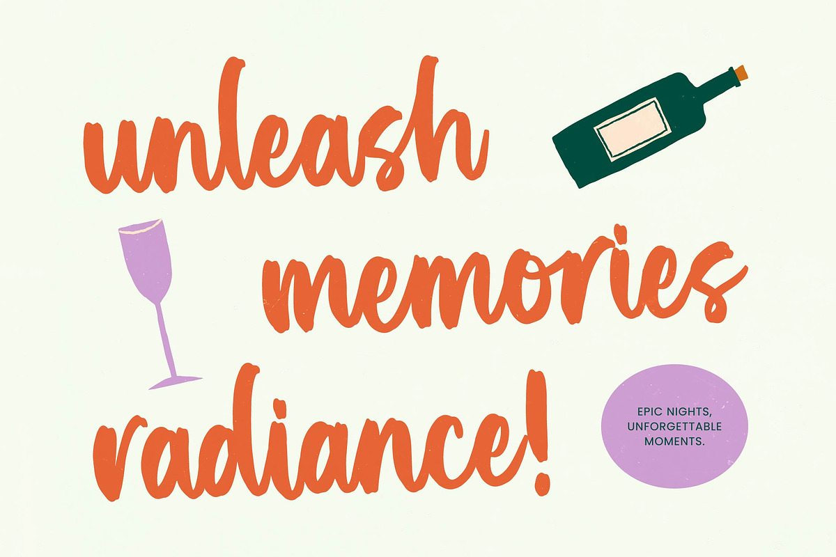 Smiles Chapter Bold Brush Font, a Script Font by Letterena Studios Script (Photo 19 of 20)