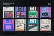 Floppy Disk Mockups, a Product Mockup by Indieground Design Inc. (Thumbnail 2 of 5)