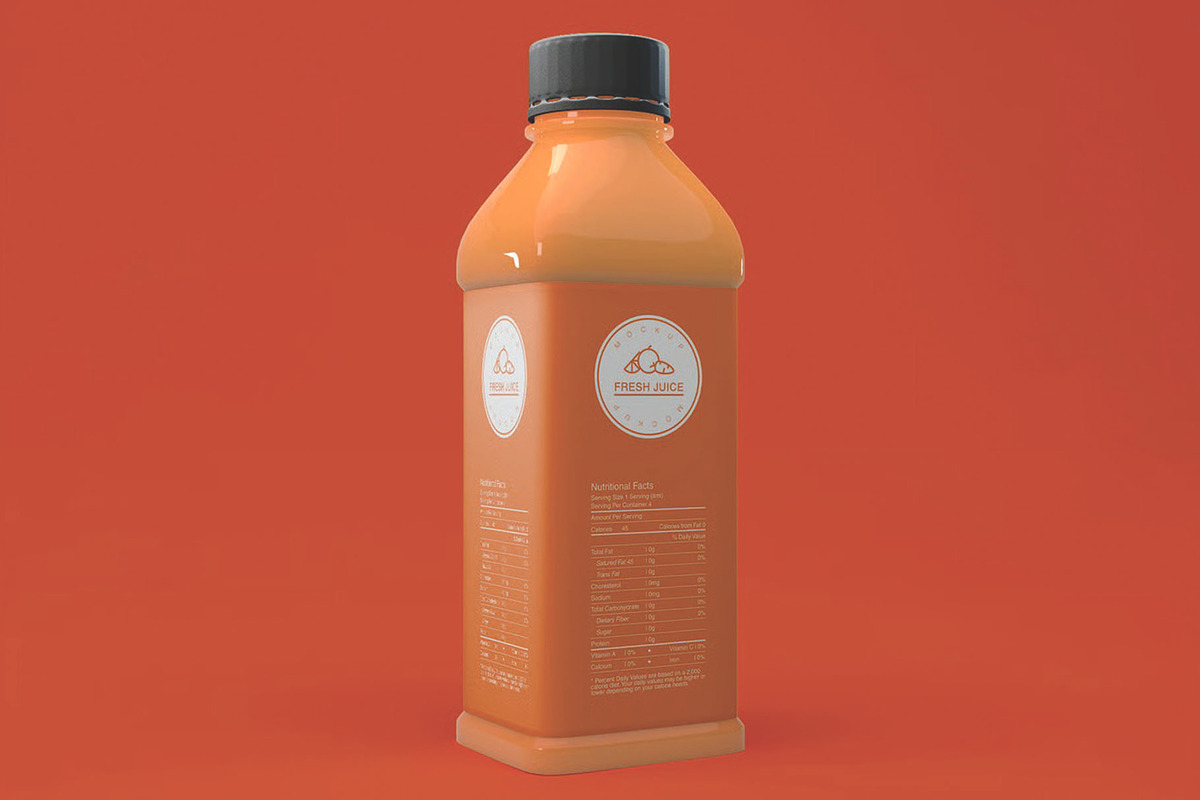 Beverage Bottle Mockup, an Advertising Mockup by skybluecreative (Photo 1 of 2)