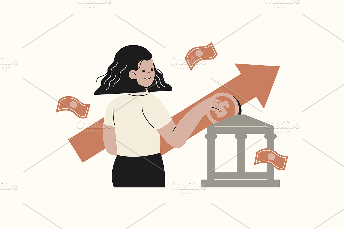 Early Retirement Illustration, an Object Graphic by Jump Studio (Photo 9 of 13)