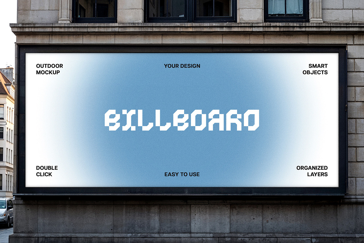 City Billboard Mockup, an Advertising Mockup by Design Squad (Photo 1 of 4)