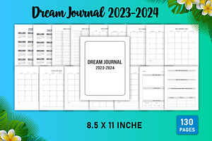 2023-2024 Dream Journal KDP Interior