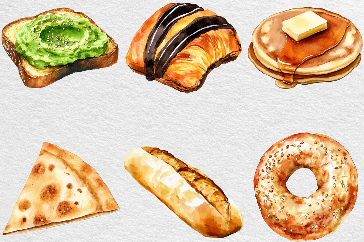Breakfast Bread PNG, an Illustration by Black Bird Studio (Photo 5 of 6)