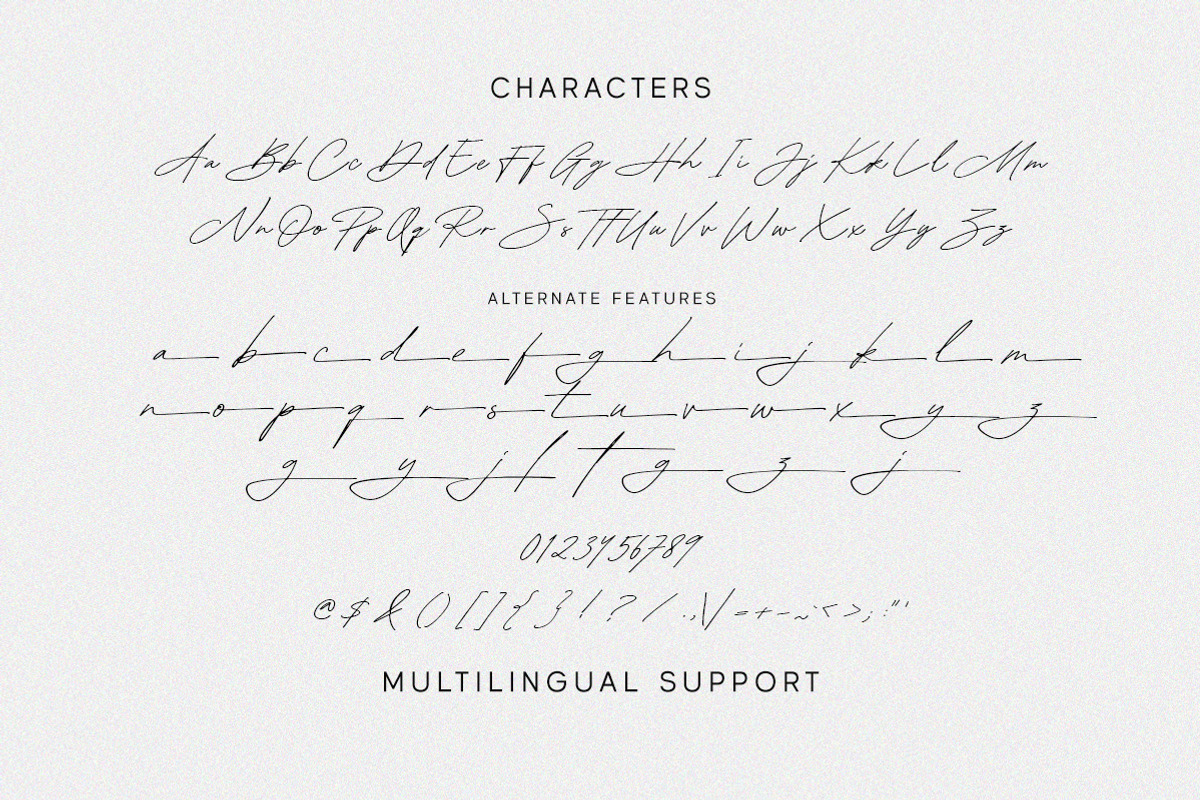 Margita Signature, a Script Font by Letterhend Studio (Photo 5 of 9)
