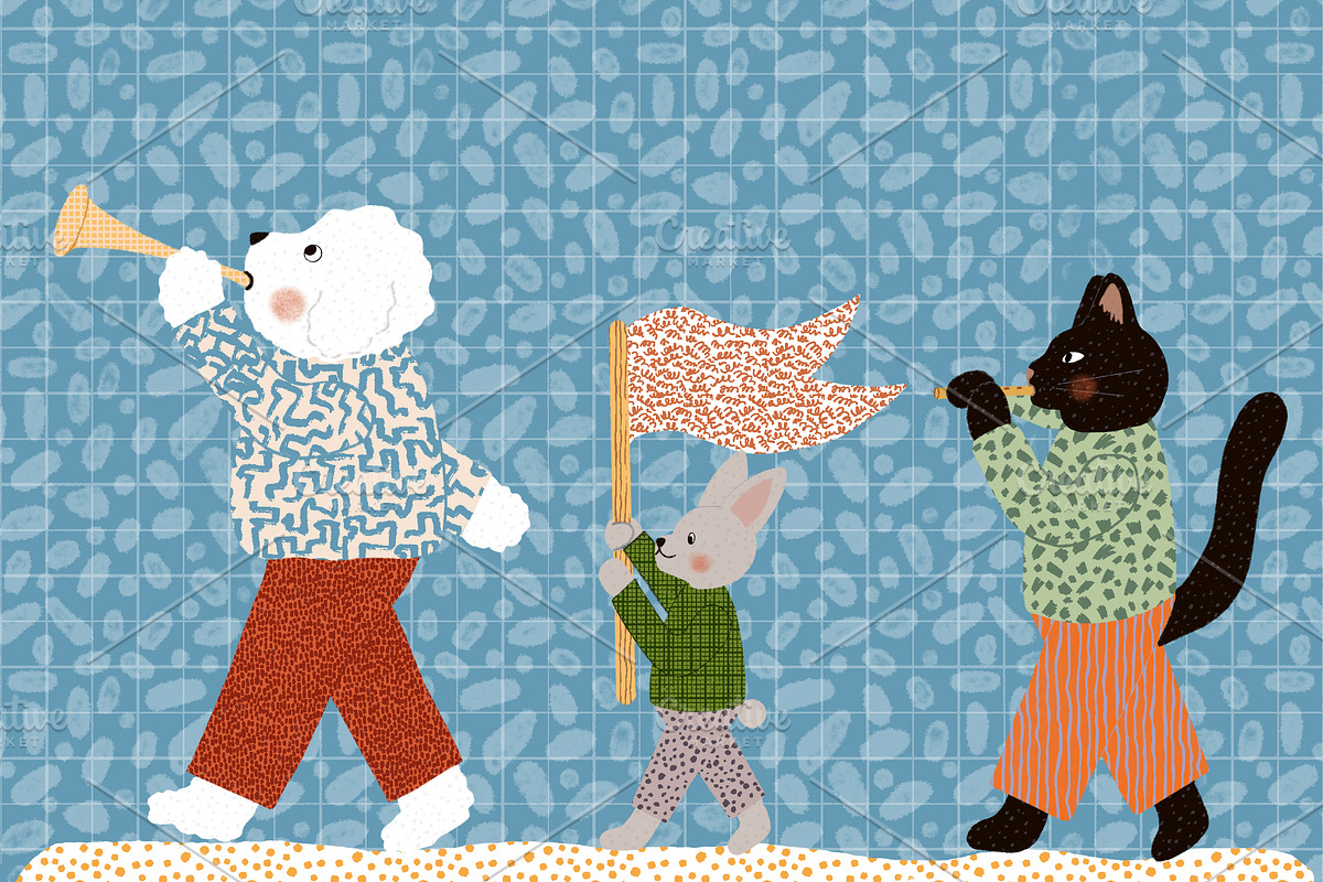 Pattern Brushes for Procreate, a Brush Add-On by Biso Studio (Photo 3 of 6)