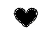 Stitched Heart Silhouette Vector Bun, an Illustration by Designs_River (Thumbnail 36 of 41)