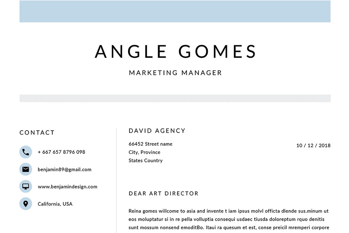 Resume Template 4 Page | Angle, a Resume Template by Symie Design (Photo 6 of 7)
