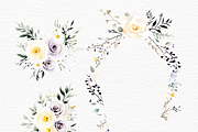 Wildflower frame corners clipart, a Decorative Illustration by Invite to Clipart (Thumbnail 2 of 10)