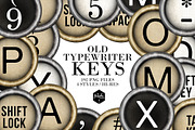 Old typewriter PNG keys, an Object Graphic by The Graphic Parade (Thumbnail 1 of 9)