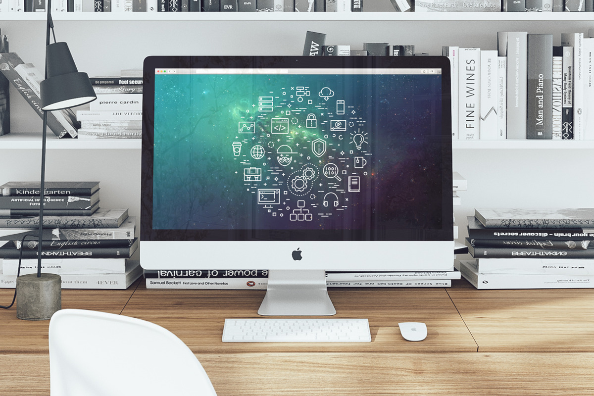 Technologies concepts, icons set, an Outline Icon by Tettygreen (Photo 5 of 10)