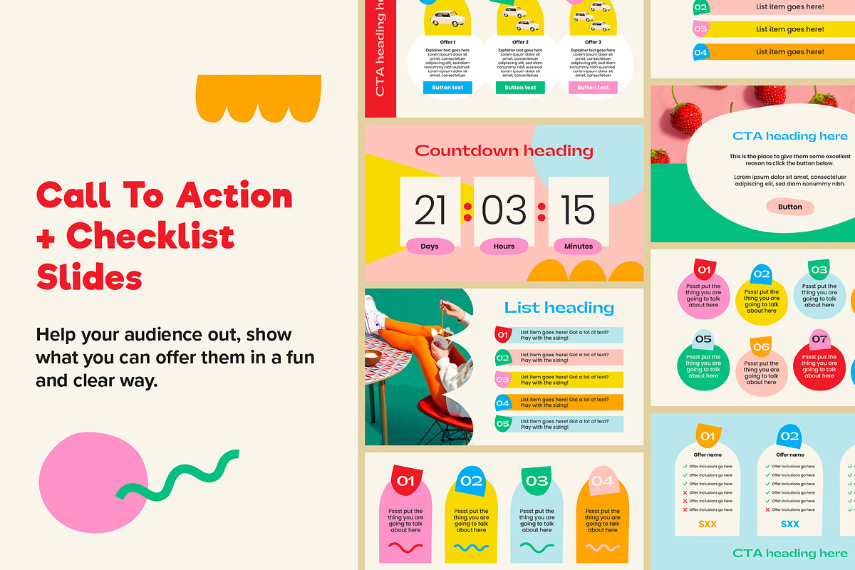 Poppin' Shapes Presentation CANVA, a Presentation Template by Sweet Stash (Photo 7 of 11)