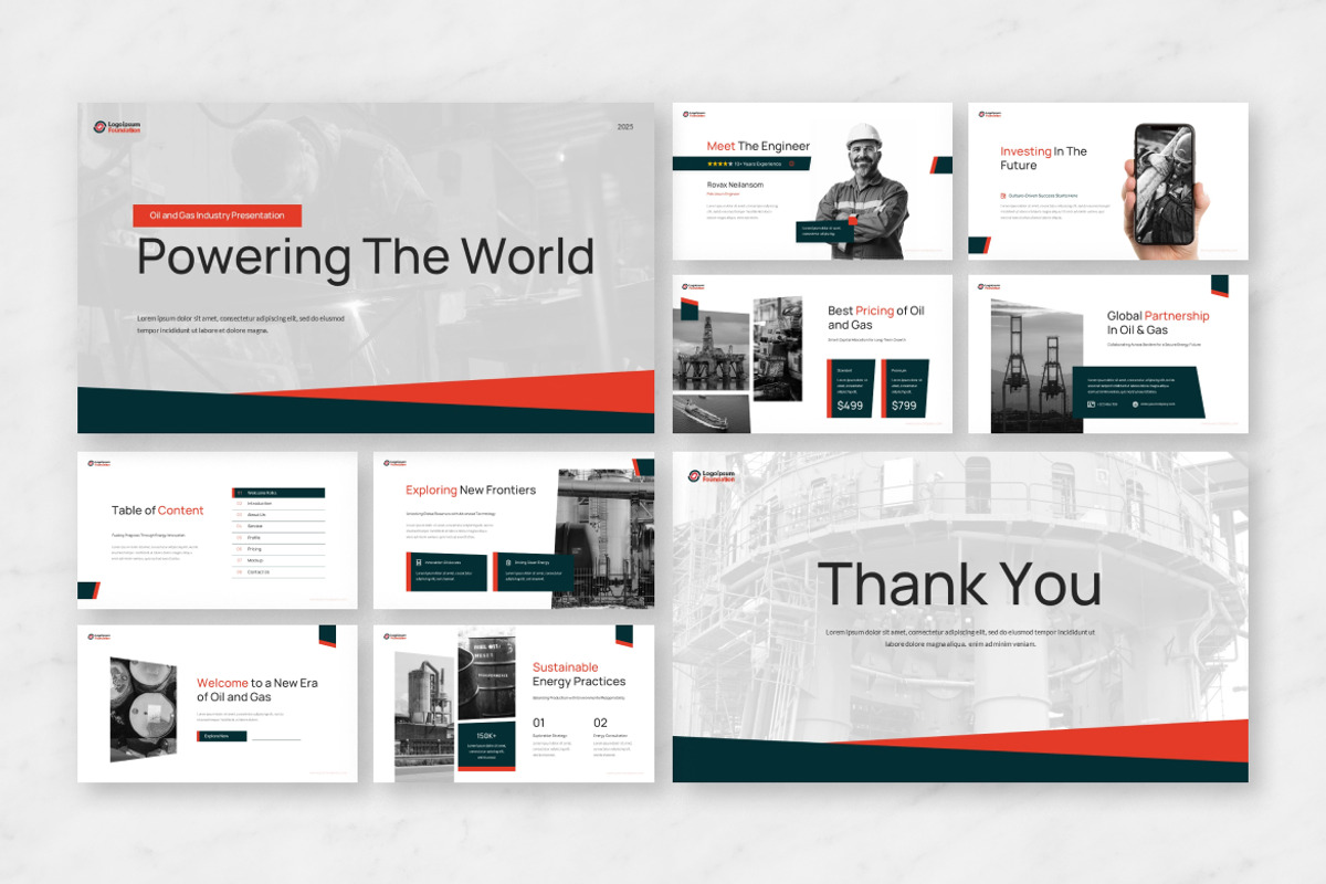 Oil and Gas Industry Keynote, a Presentation Template by Antstheme (Photo 2 of 2)