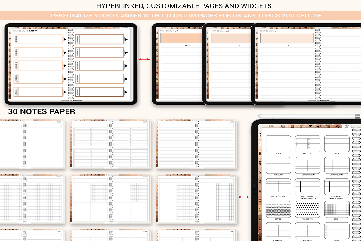Digital planner 2025-2026 & Undated, a Templates & Theme by Plamarplanners (Photo 10 of 11)