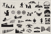 Winter Snow Silhouettes feature, an Illustration by Amazin_art (Thumbnail 1 of 42)