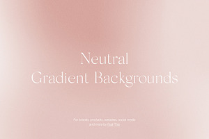 Neutral Grainy Gradient Textures PS