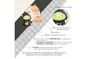 Cute Halloween Clipart - LittleBoo, an Illustration by CharmClipart (Thumbnail 2 of 10)