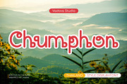 Chumphon – Thailand Style Font, a Sans Serif Font by Vadovastd (Thumbnail 1 of 8)