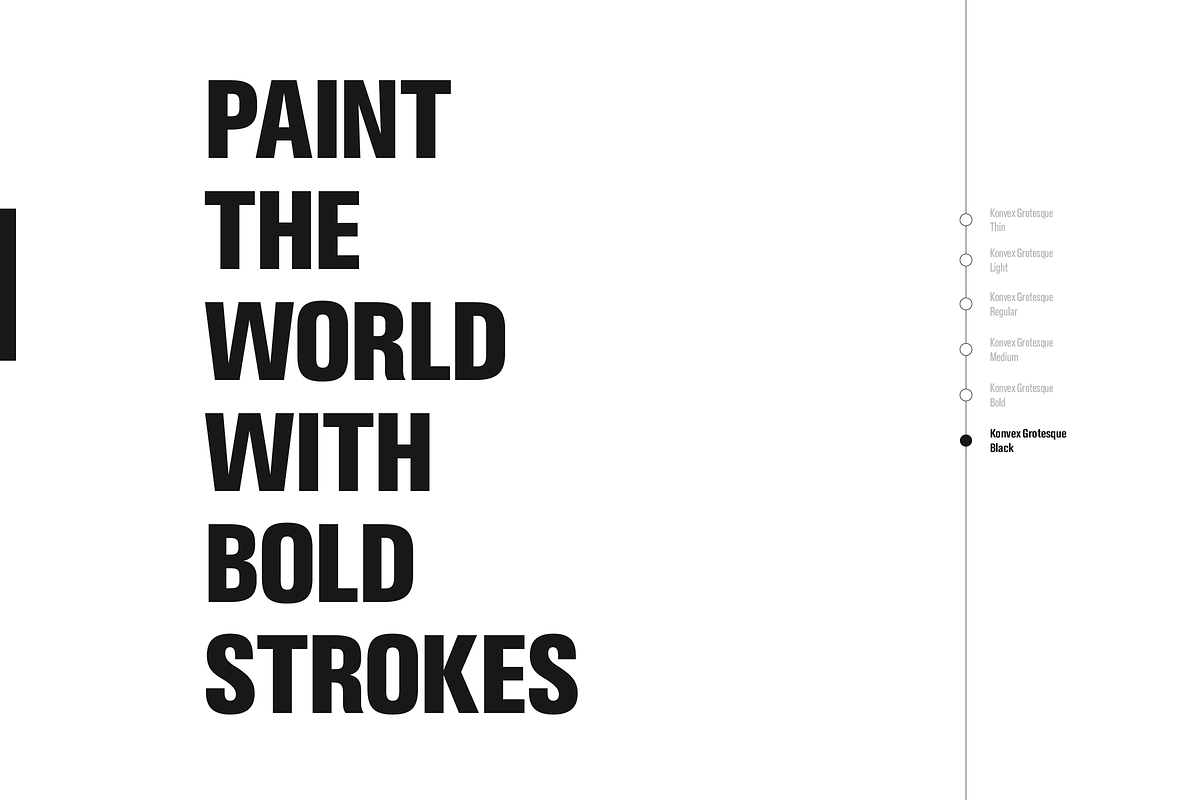 Konvex Grotesque Pro Typeface, a Sans Serif Font by BigBold Type (Photo 18 of 20)