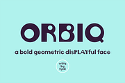 Orbiq Font, a Sans Serif Font by Fynli (Thumbnail 1 of 12)