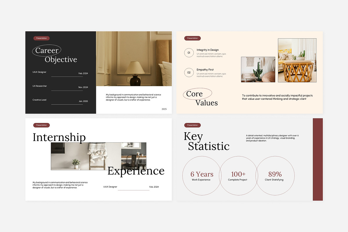 Clean Creative Portfolio Slide Deck, a Presentation Template by Eklip Studio (Photo 3 of 6)
