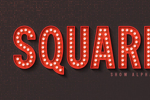Show alphabet modern condensed style