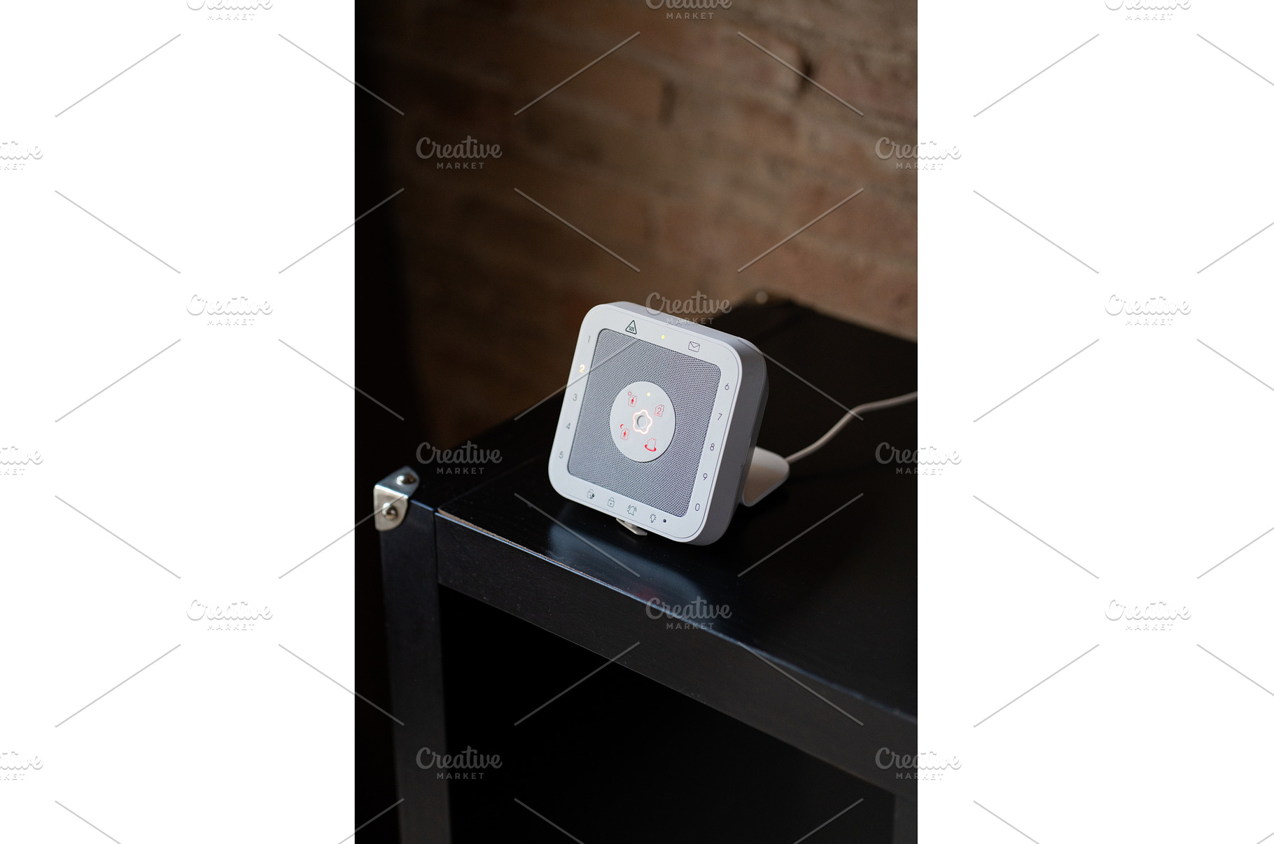 Modern smart home security keypad on, a Technology Photo by volodymyrshtun13795
