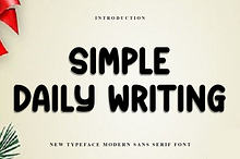 Simple Daily Writing