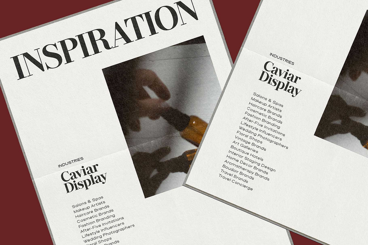 Caviar Luxury Editorial Serif, a Serif Font by Blanc Salváge (Photo 6 of 9)