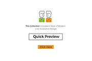 Modern Line Illustrations Collection, a Finance Illustration by Illustrato (Thumbnail 3 of 11)