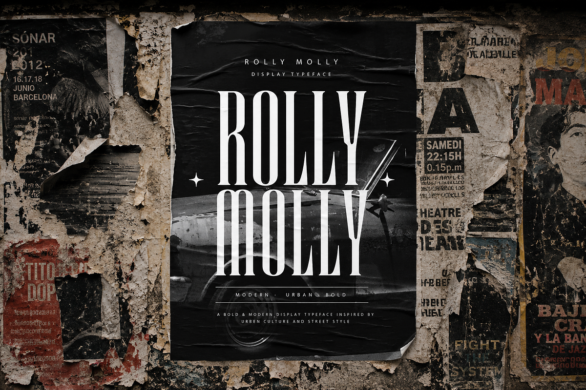 Rolly Molly Display Serif Font, a Blackletter Font by Martalv Works (Photo 4 of 7)